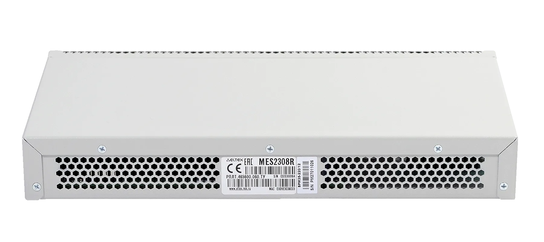 Ethernet-коммутатор MES2324, 24 порта 10/100/1000 Base-T, 4 порта 10GBase-R (SFP+)/1000Base-X (SFP), L3, 48V DC